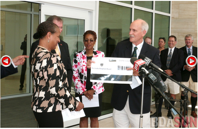 KEMH in Bermuda ceremony to hand over the hospital